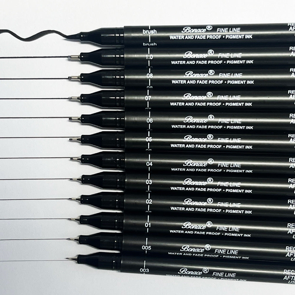 Technical Pen Drawing Outline Pen-Set of 4