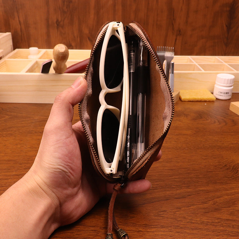Top-Grain Cowhide Pencil Case