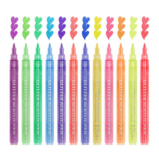 Glitter Pen/Sand Pen -Set of 12