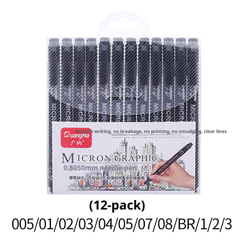 Comic Drawing Pen, Outlining Pen-Set of 12