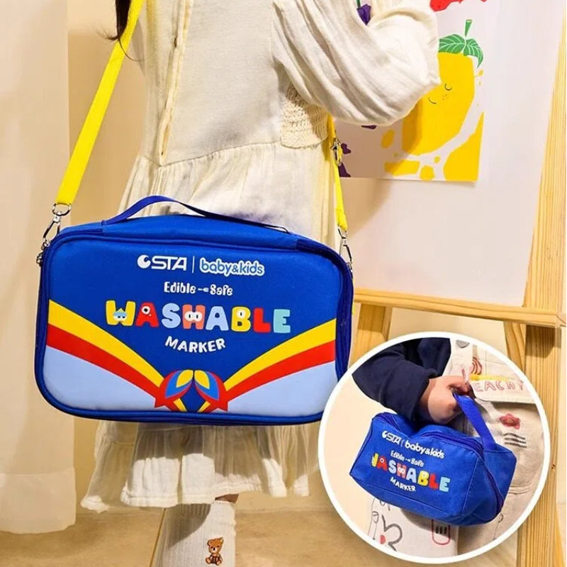 Food-Grade Washable Baby Markers-Single Nib