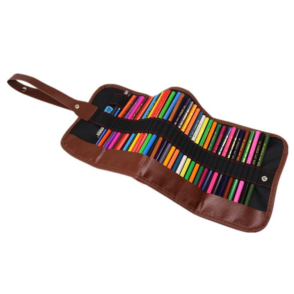 Natural Fabric Pen Cover-24 Holes