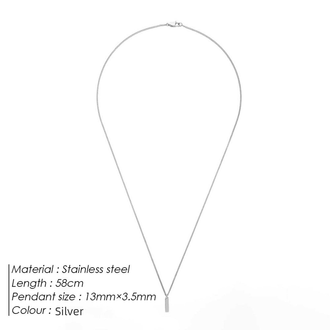 Simple Cuban Clavicle Necklace