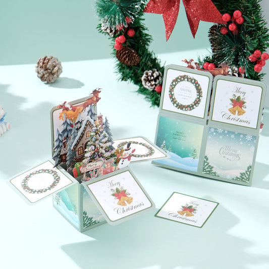 Dreamy Christmas Pop-up 3D Greeting Card