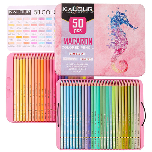 KALOUR 50 Macaron Colored Pencils