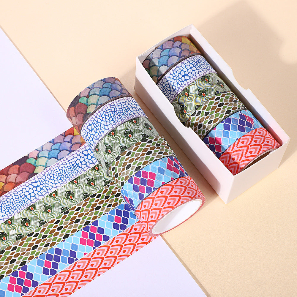 Animal Print Washi Tape - 6 rolls per box