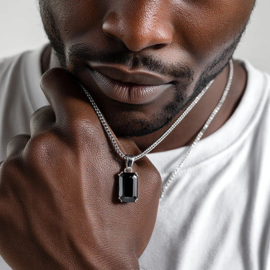 Onyx Amulet Necklace