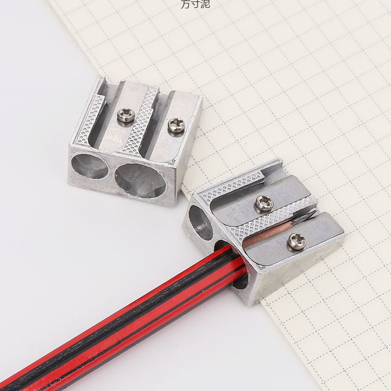 Durable Metal Pencil Sharpener-2 Holes