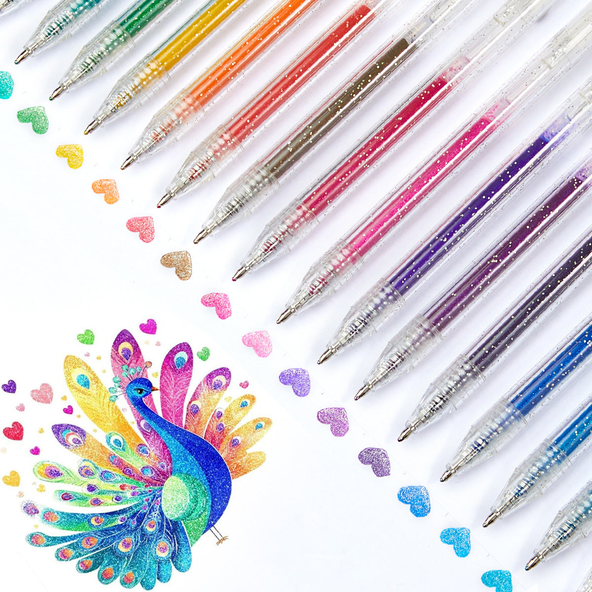 Glitter Gel Pen Set-Set of 18
