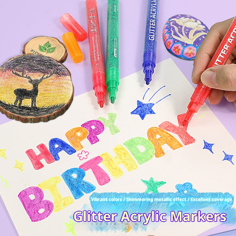 Glitter Pen/Sand Pen -Set of 12