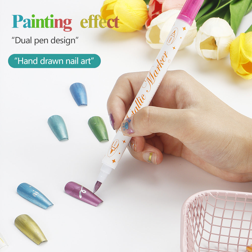 Erasable Nail Art Pen-Set of 12