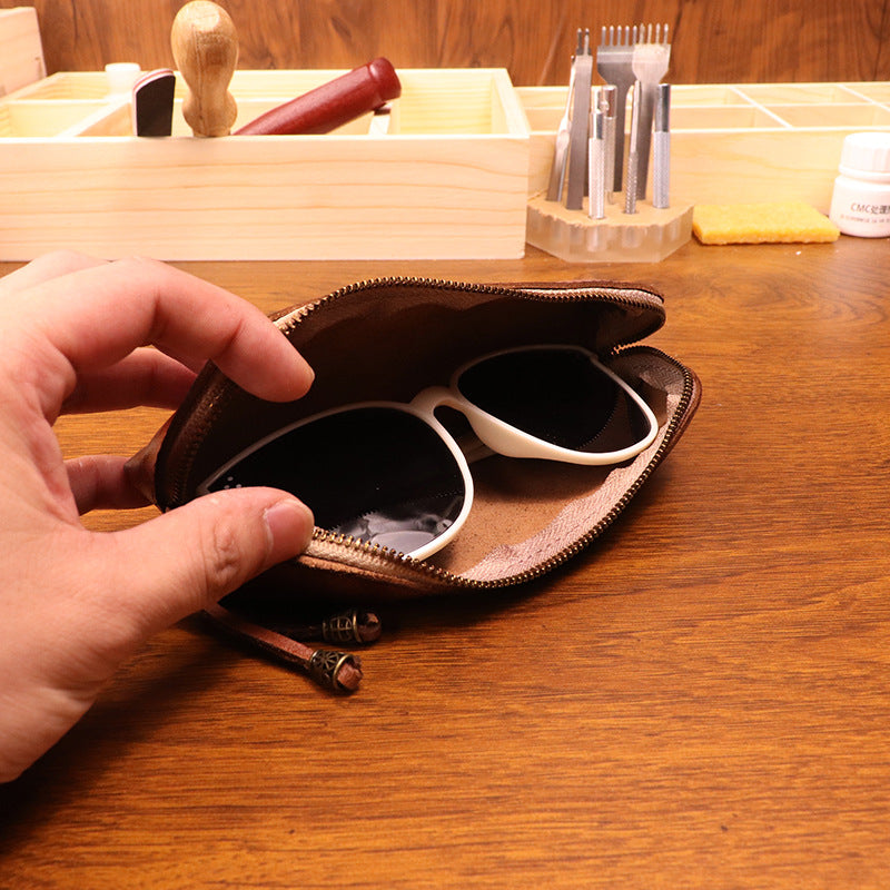 Top-Grain Cowhide Pencil Case