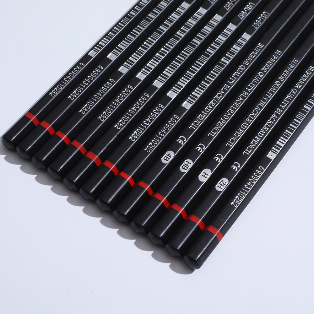 2H-8B Sketching Pencils in Tin Box