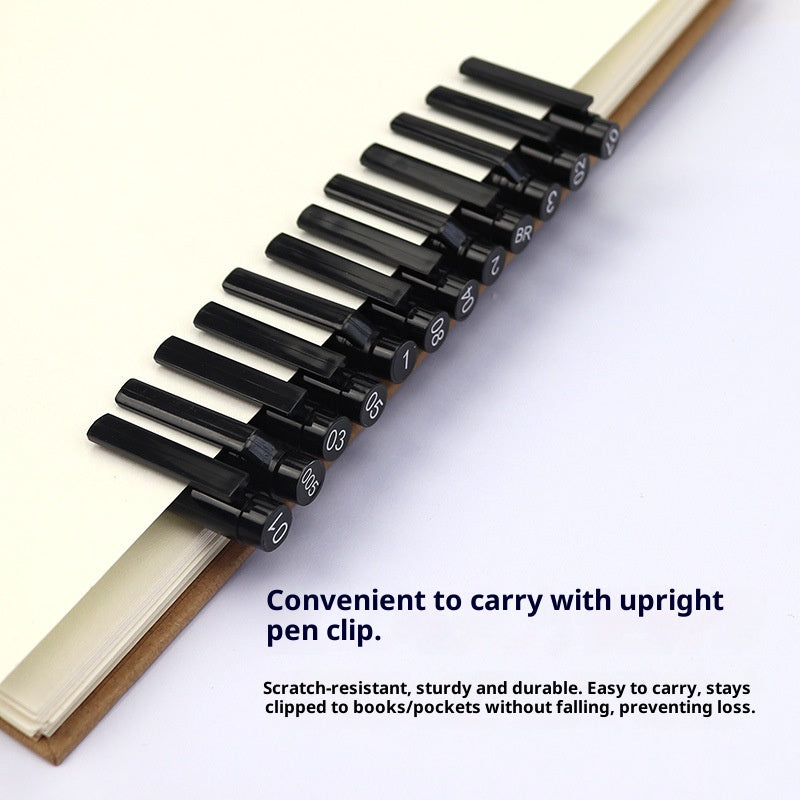 Comic Drawing Pen, Outlining Pen-Set of 12