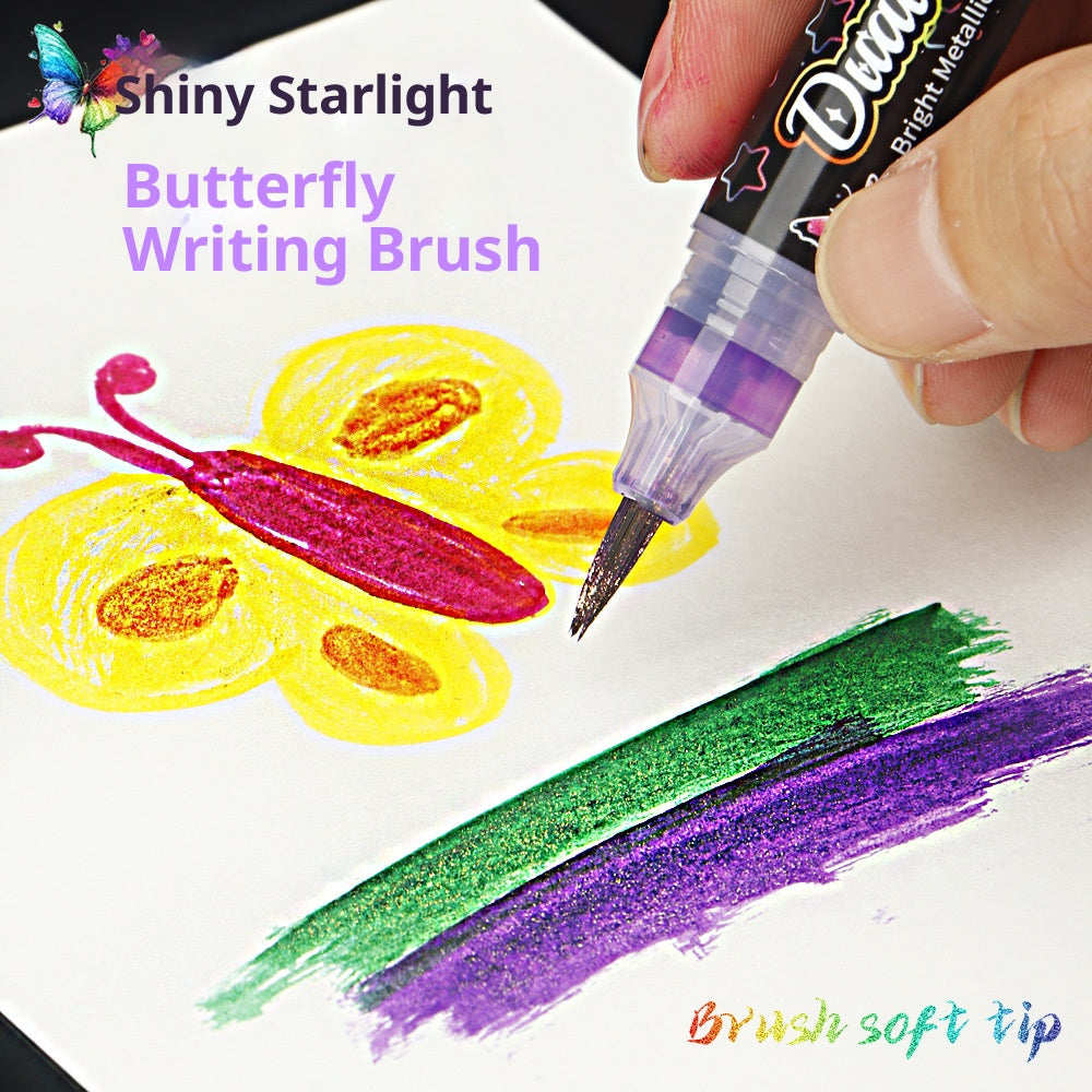 Glitter Markers - 10 Colors
