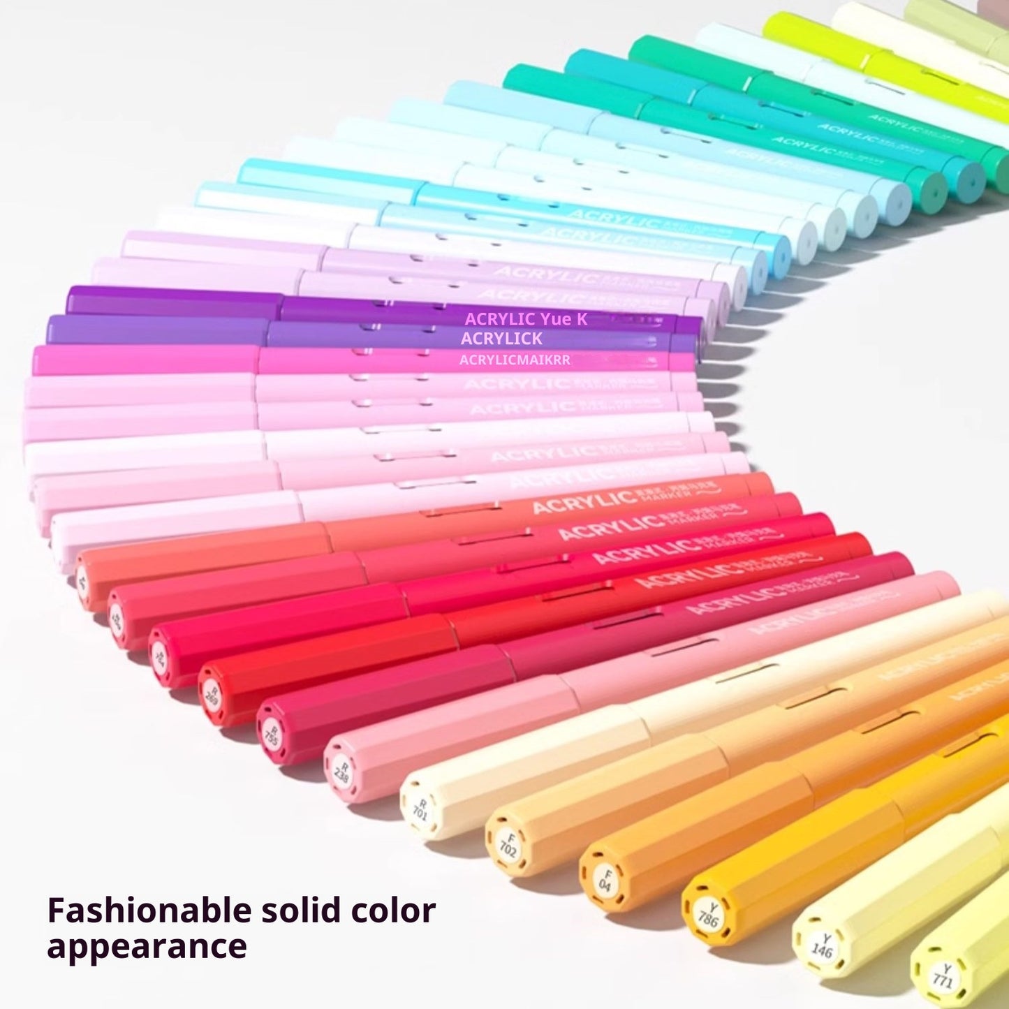 Direct Liquid Soft-Tip Acrylic Markers - 24/36/48/60/84/120 Colors