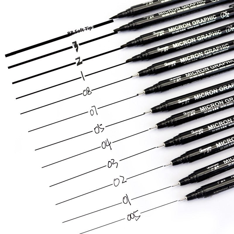 Comic Drawing Pen, Outlining Pen-Set of 12