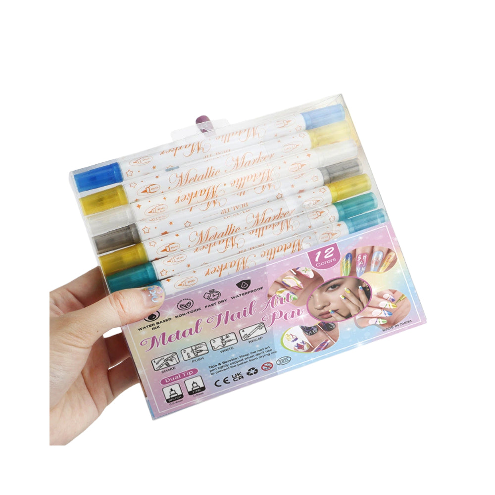 Erasable Nail Art Pen-Set of 12