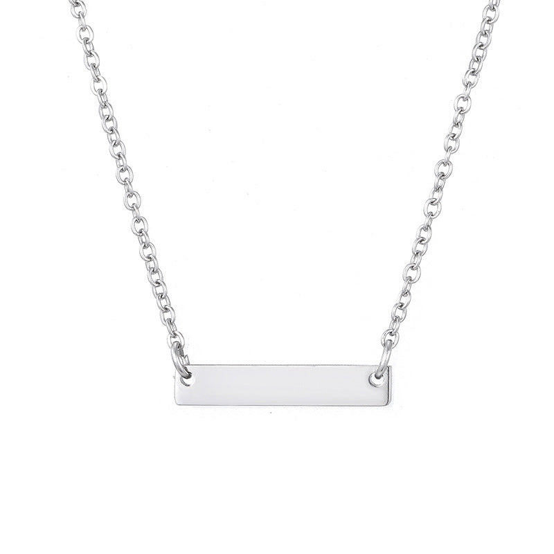 Personalize|Geometric Rectangle Necklace