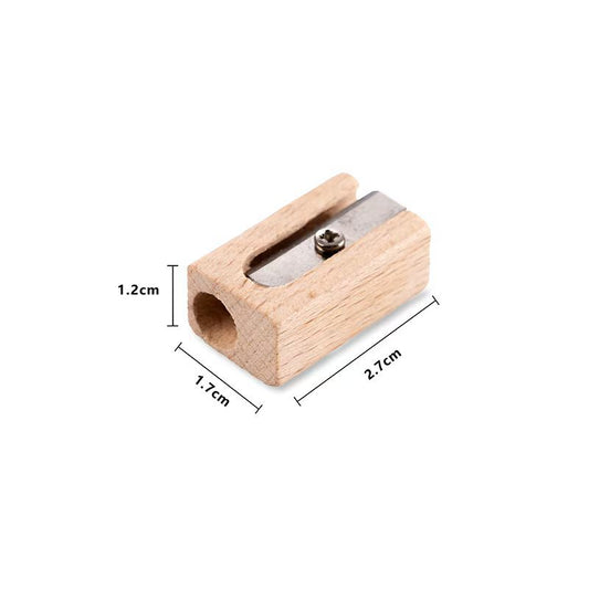 Beechwood Pencil Sharpener-Set of 3