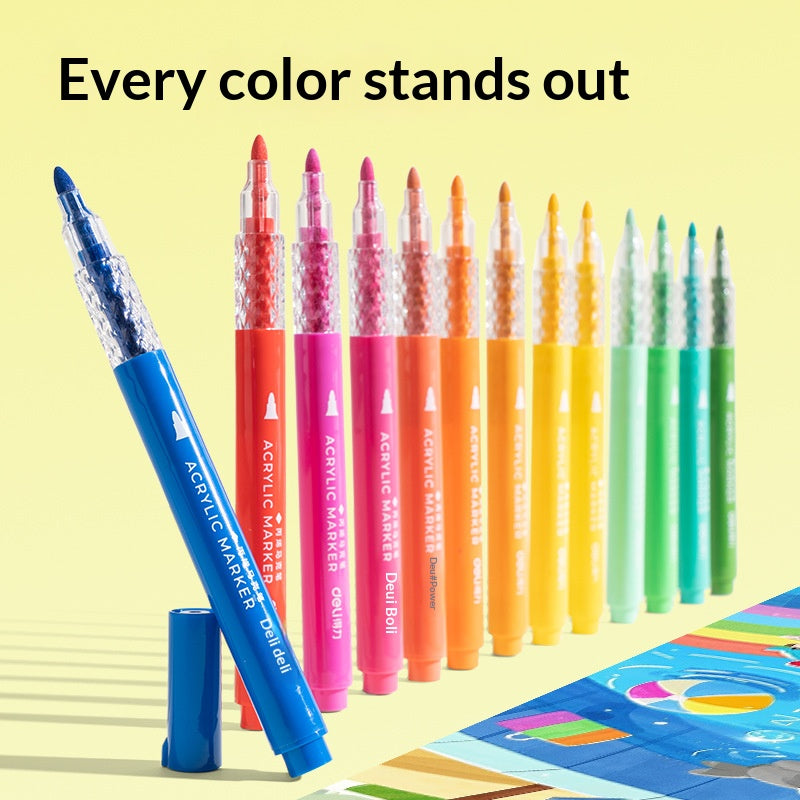 HM390 Acrylic Markers - 24/36/48/60/84 Colors