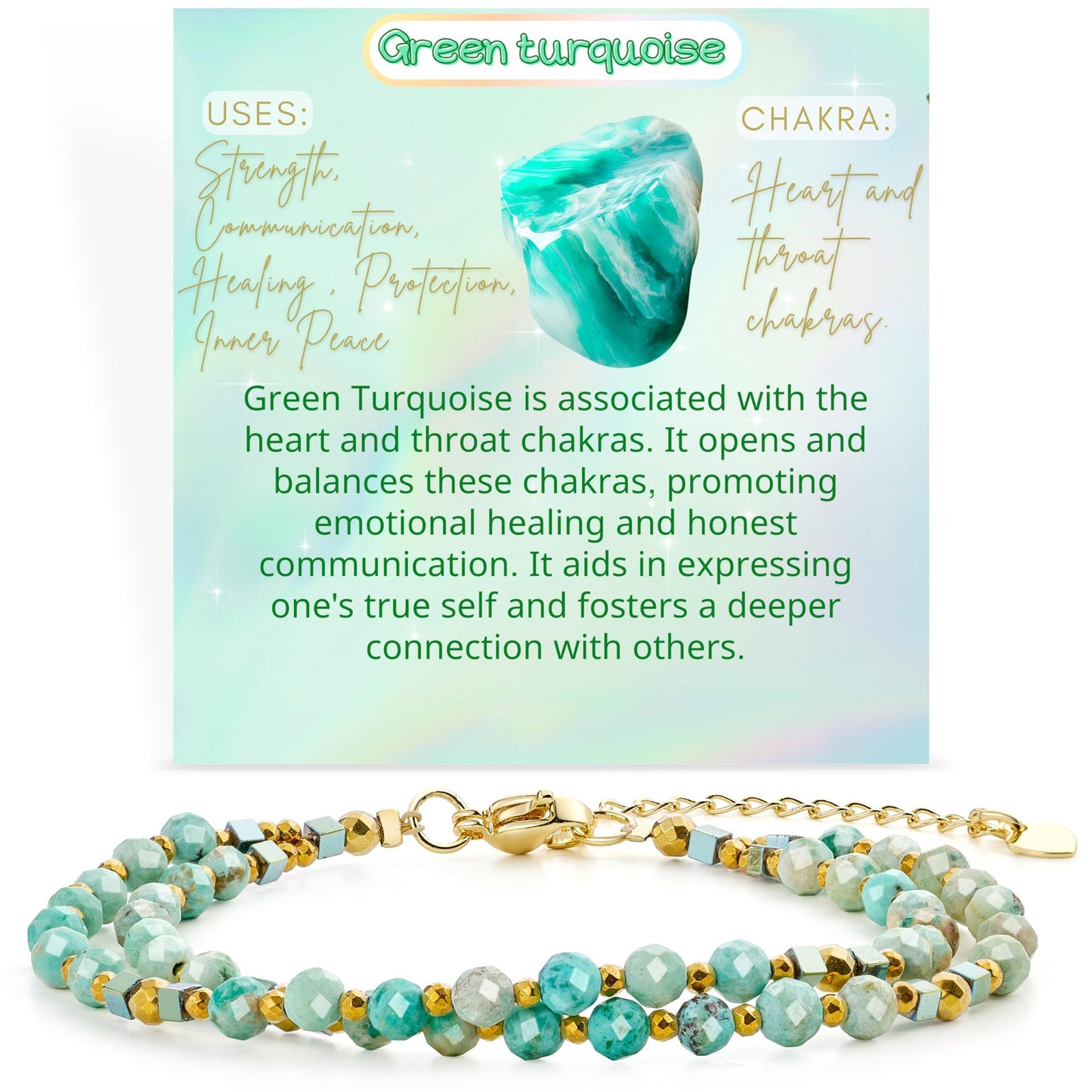 Manifestation Series|Crystal Cut-Angle Bead Bracelet