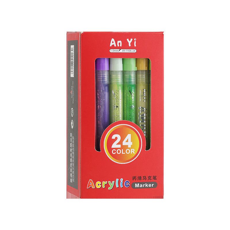 Quick-Drying Acrylic Markers - 12/18/24/36/48/60 Color Set