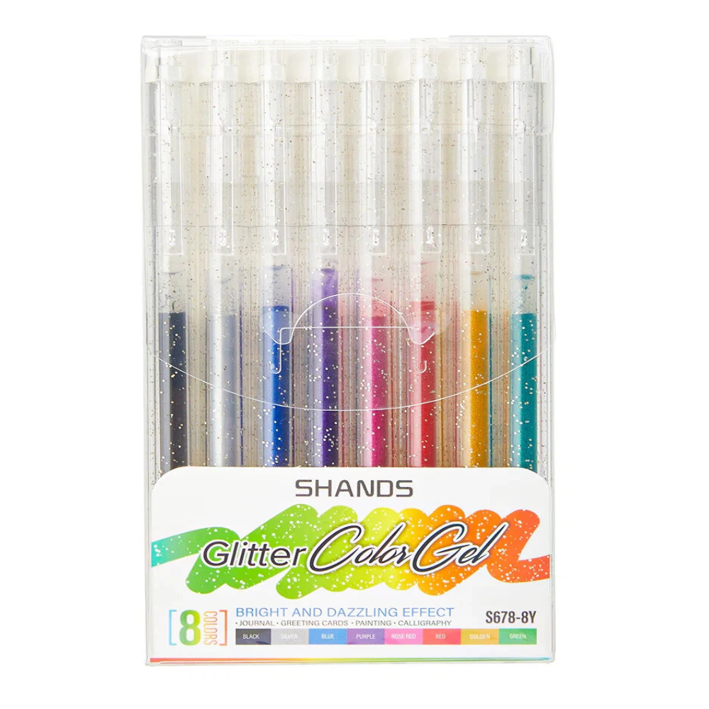 Glitter Gel Pen Set-Set of 18