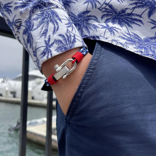 Binate Navy Blue Dotted