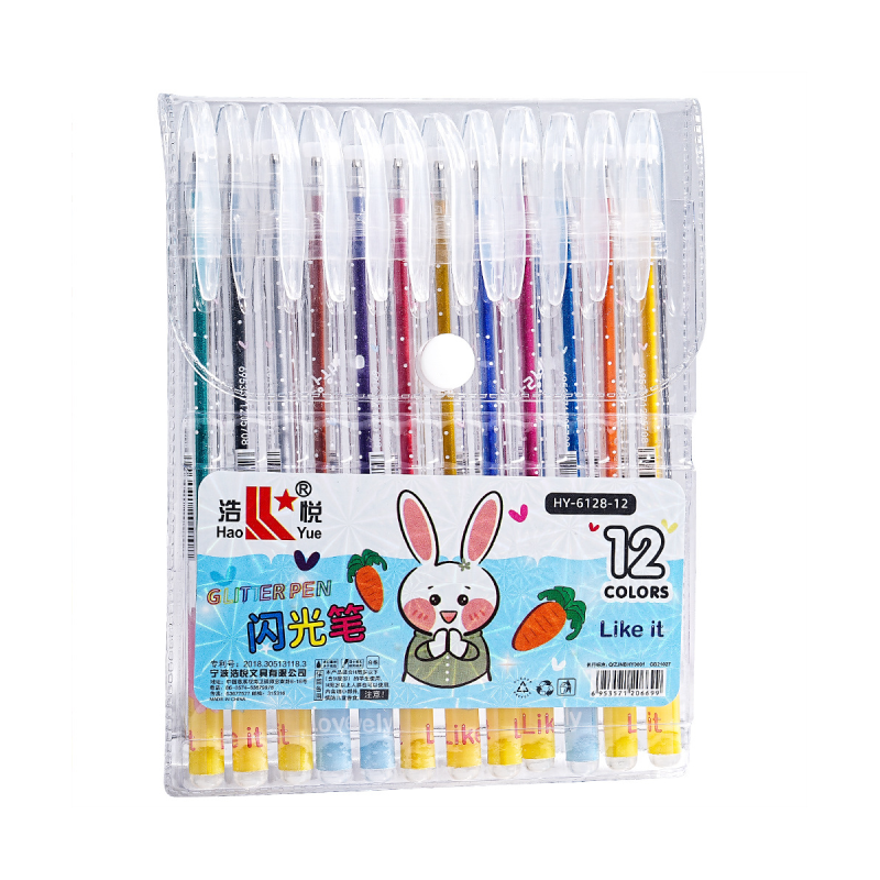 Gel Colouring Pens For Kids 12/18/24/36/48 Colors
