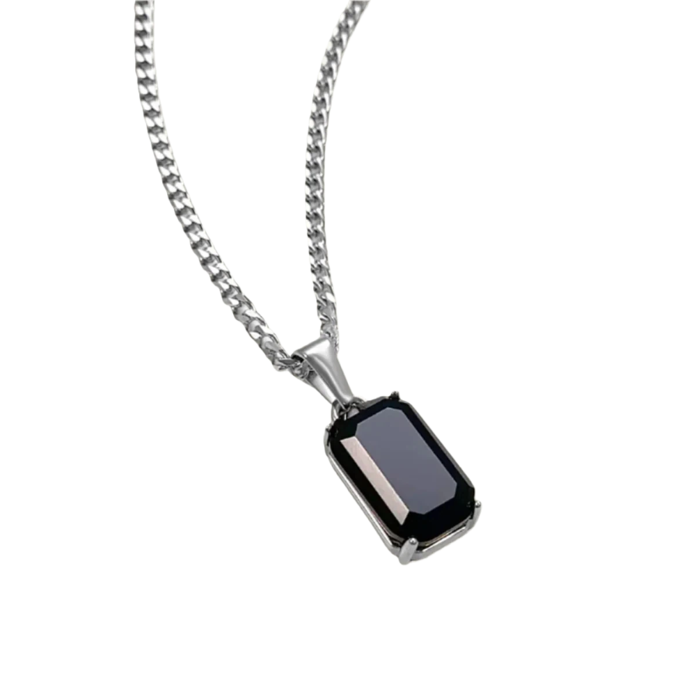Onyx Amulet Necklace