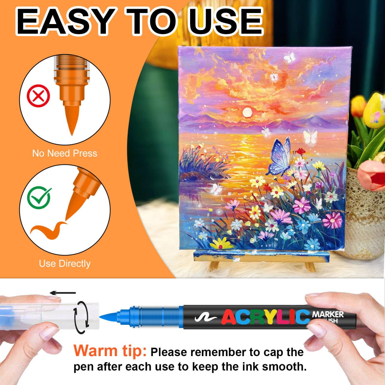 Acrylic marker-Set of 12/24/36/48/72/120