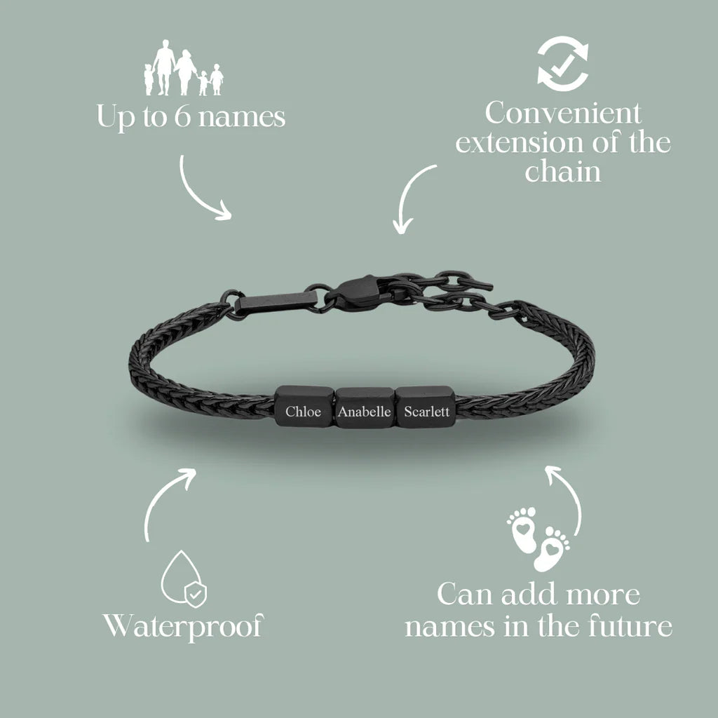 Personalize|Oliver Bracelet - Black