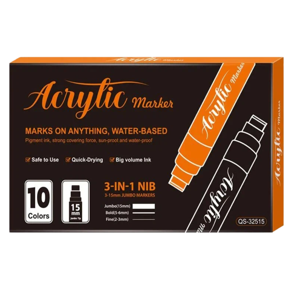 Acrylic Marker 15mm High-capacity