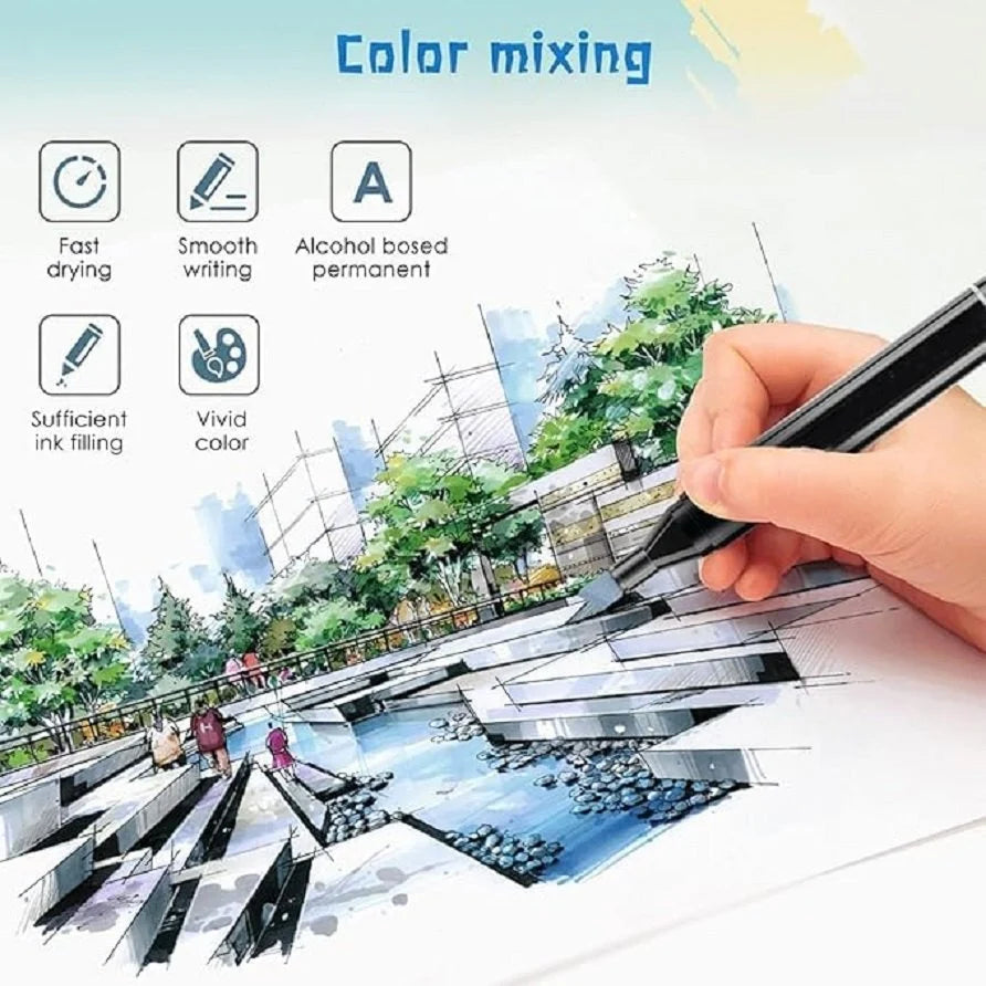 Double Headed Color Markers 48/80 Colors