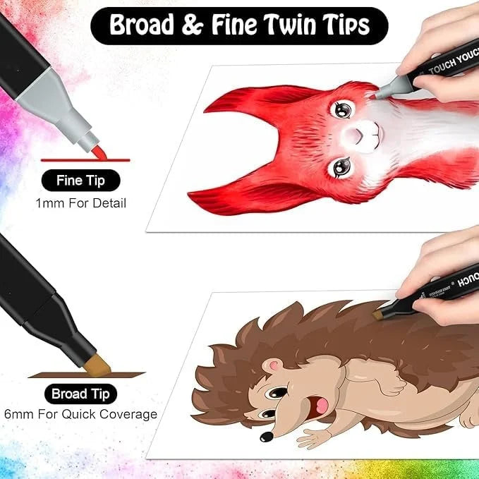 Double Headed Color Markers 48/80 Colors