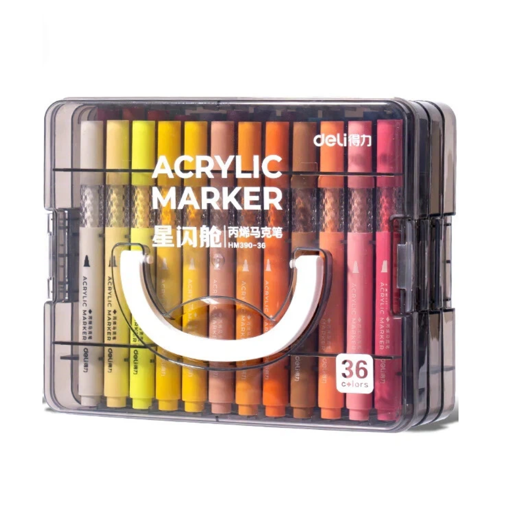 HM390 Acrylic Markers - 24/36/48/60/84 Colors