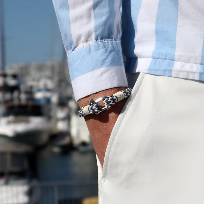 Nautical White and Blue