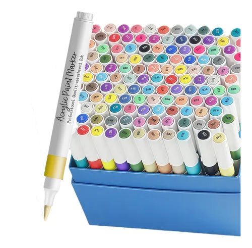 Acrylic Paint Markers Art & Doodle 120 Colors