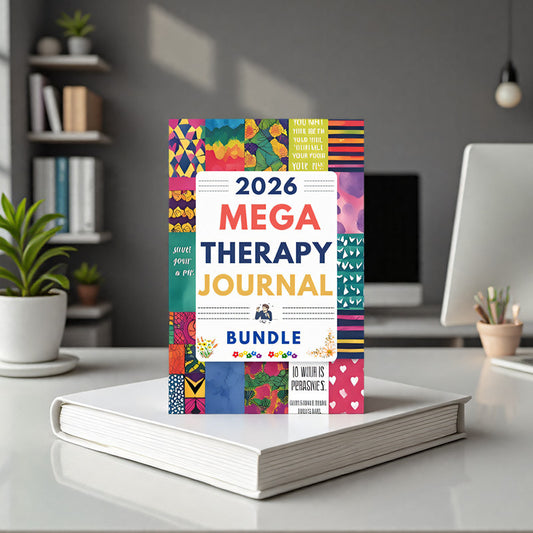 2026 Mega Therapy Journal Mental Wellness Gift for Adults