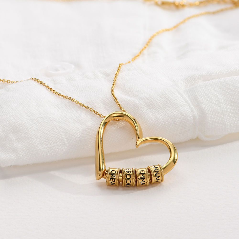 Personalize|Heart Beaded Necklace