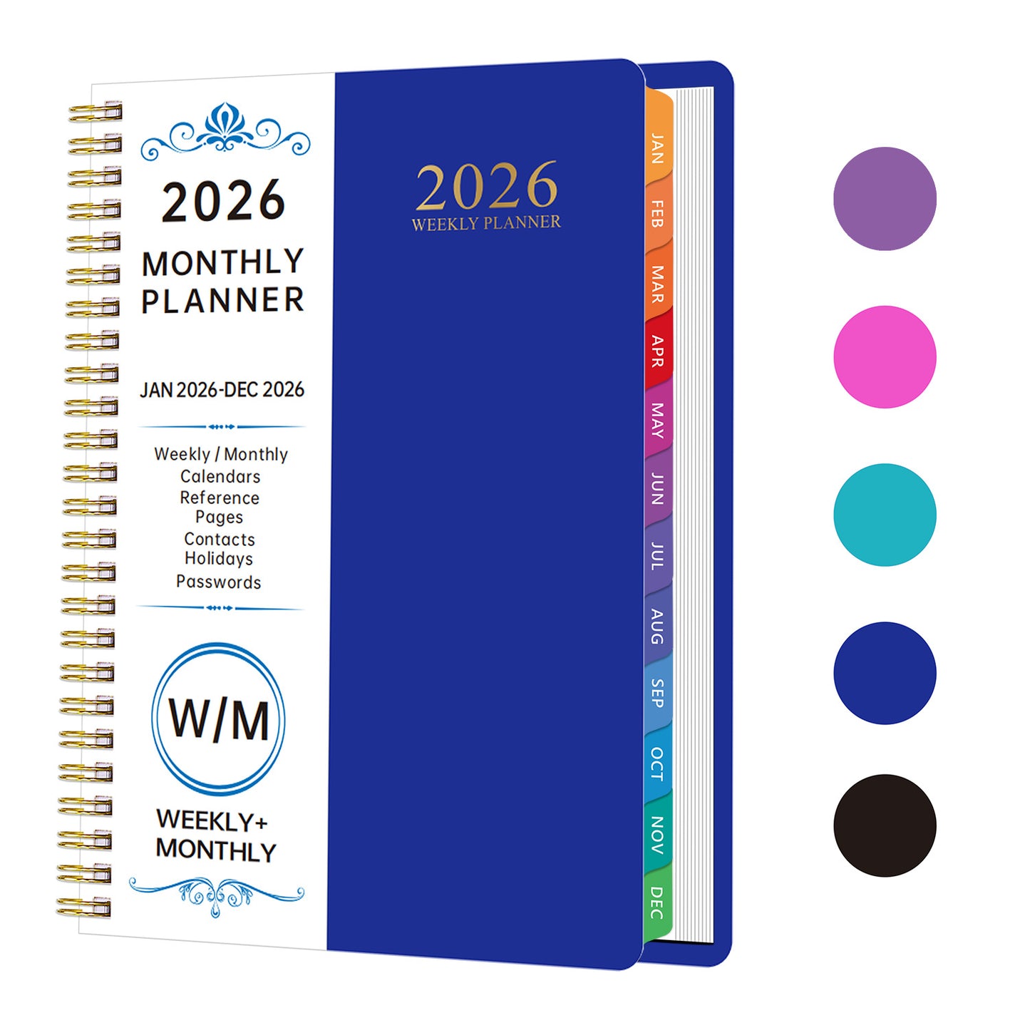 2026 Planner Notebook A5 Spiral Calendar