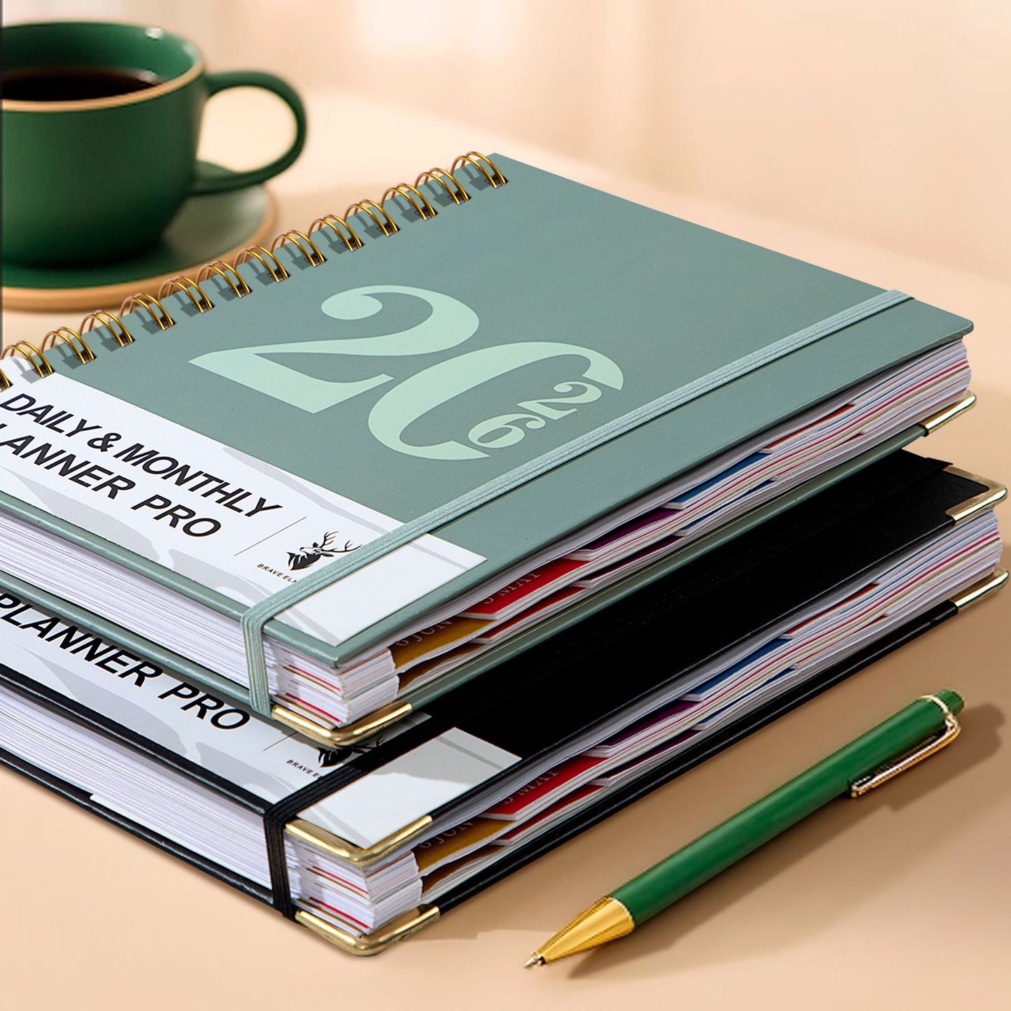 2026 Planner Notebook Coil Calendar A Weekly And Monthly Organizer for 365 Days A5 400 Pages