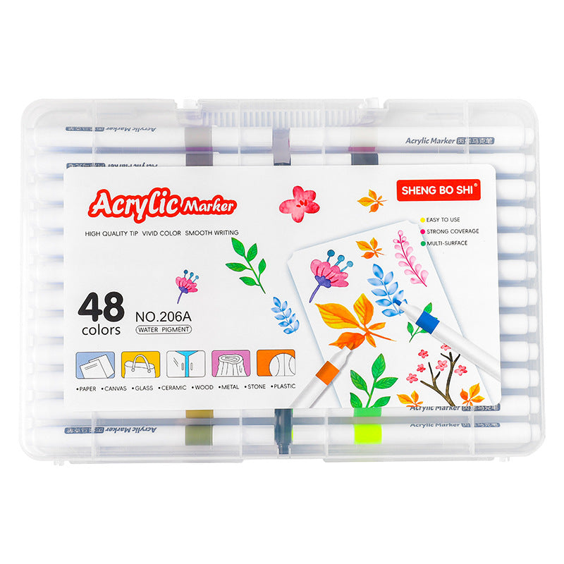 Direct-liquid Soft-tip Acrylic Marker 48/60 Colors