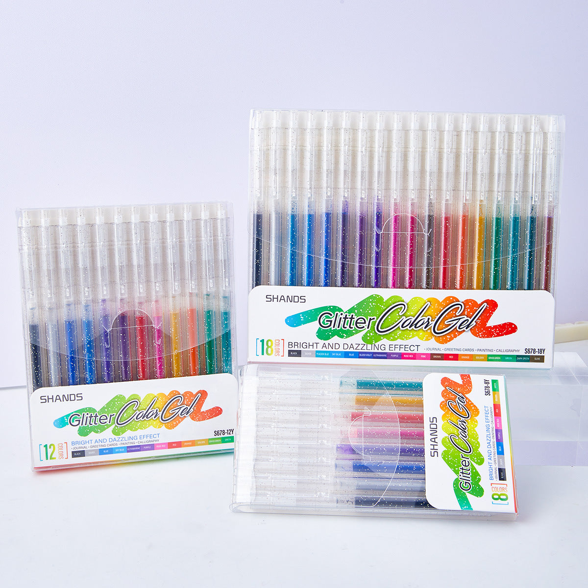 Glitter Gel Pen Set-Set of 18