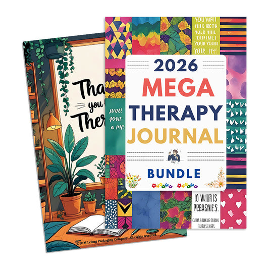 2026 Mega Therapy Journal Mental Wellness Gift for Adults