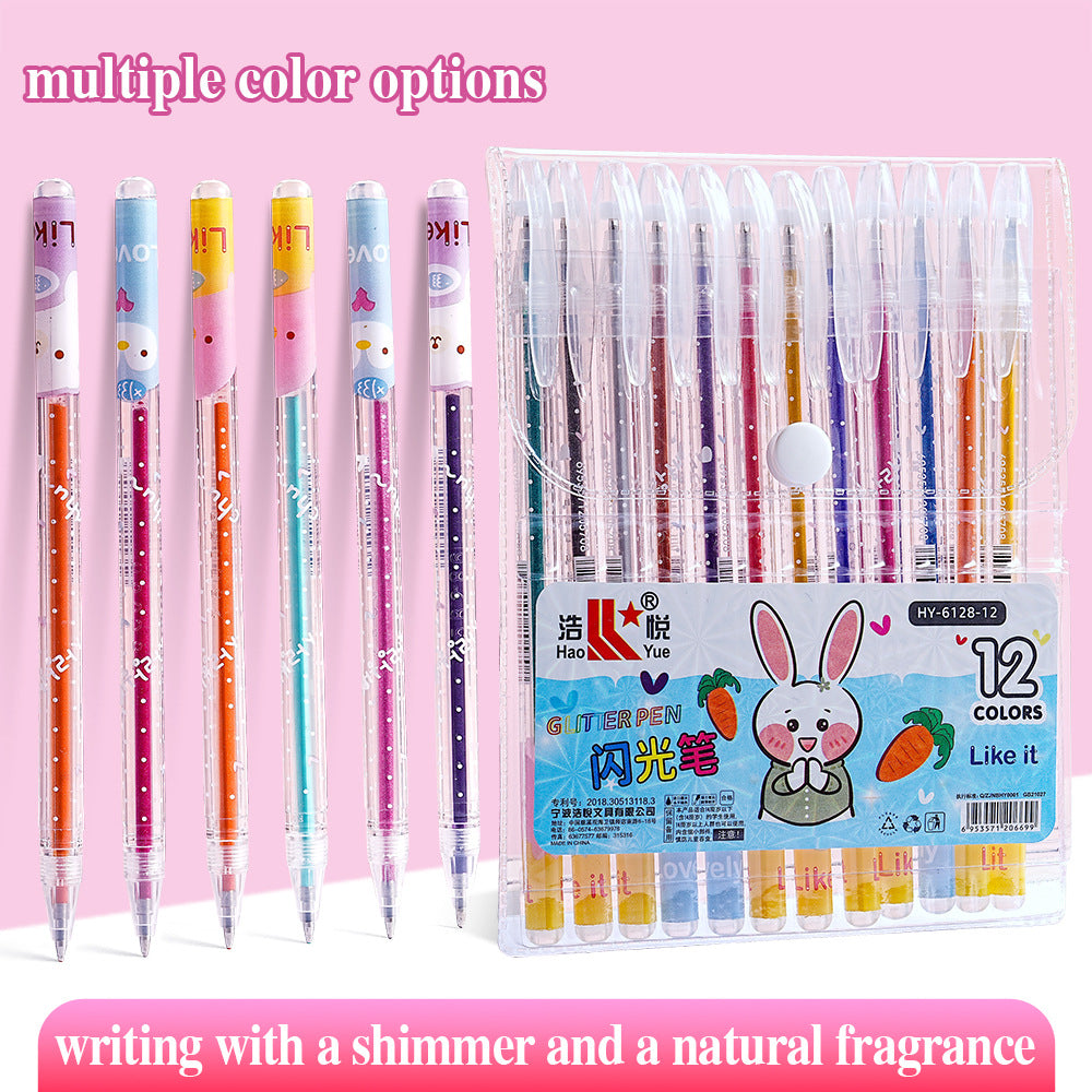 Gel Colouring Pens For Kids 12/18/24/36/48 Colors