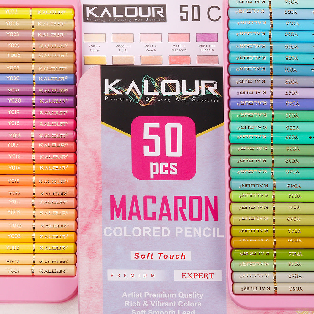 KALOUR 50 Macaron Colored Pencils