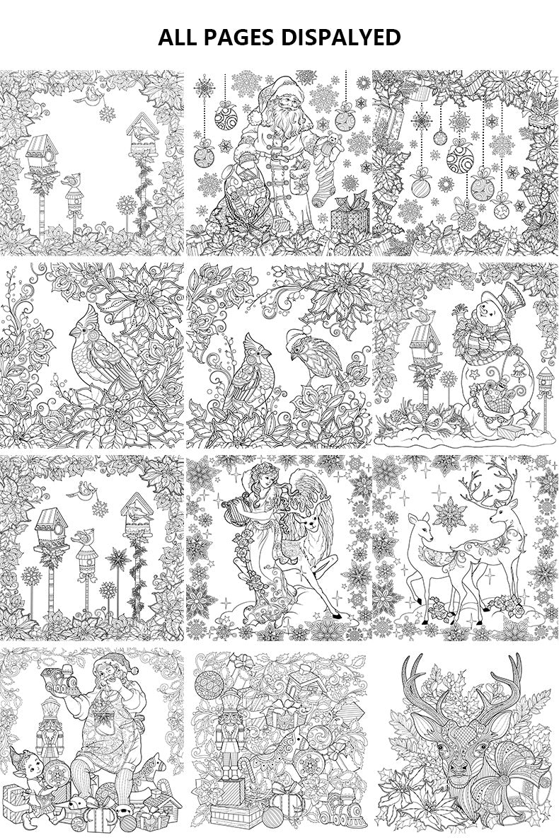 Magical Winter Coloring Book