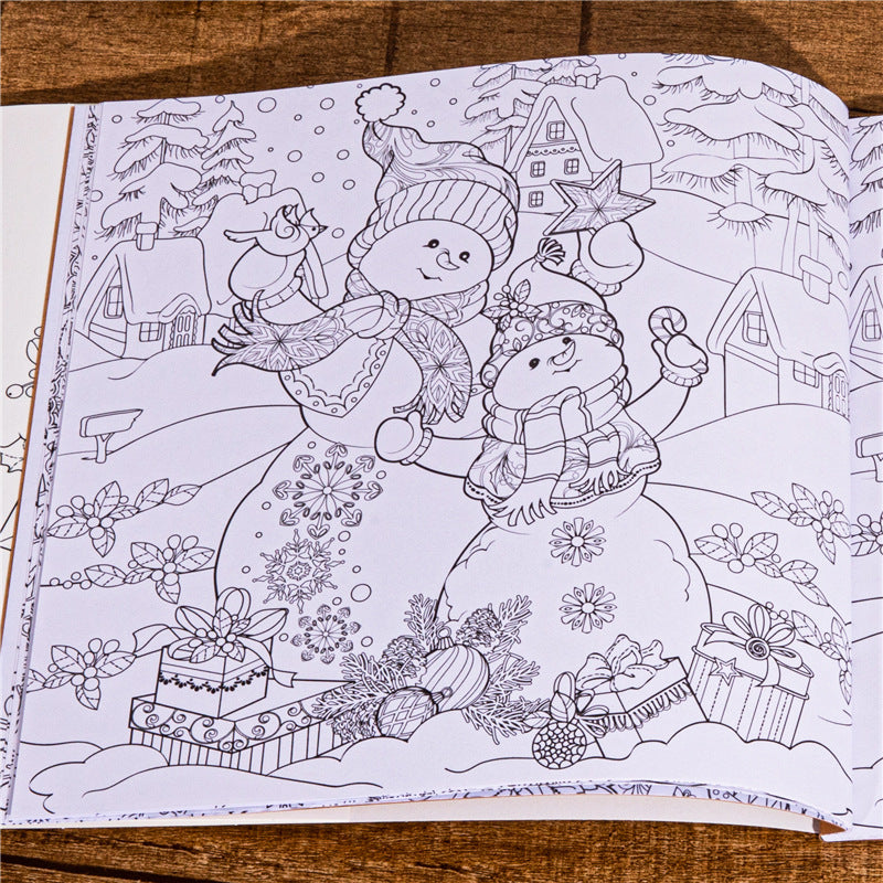 Magical Winter Coloring Book